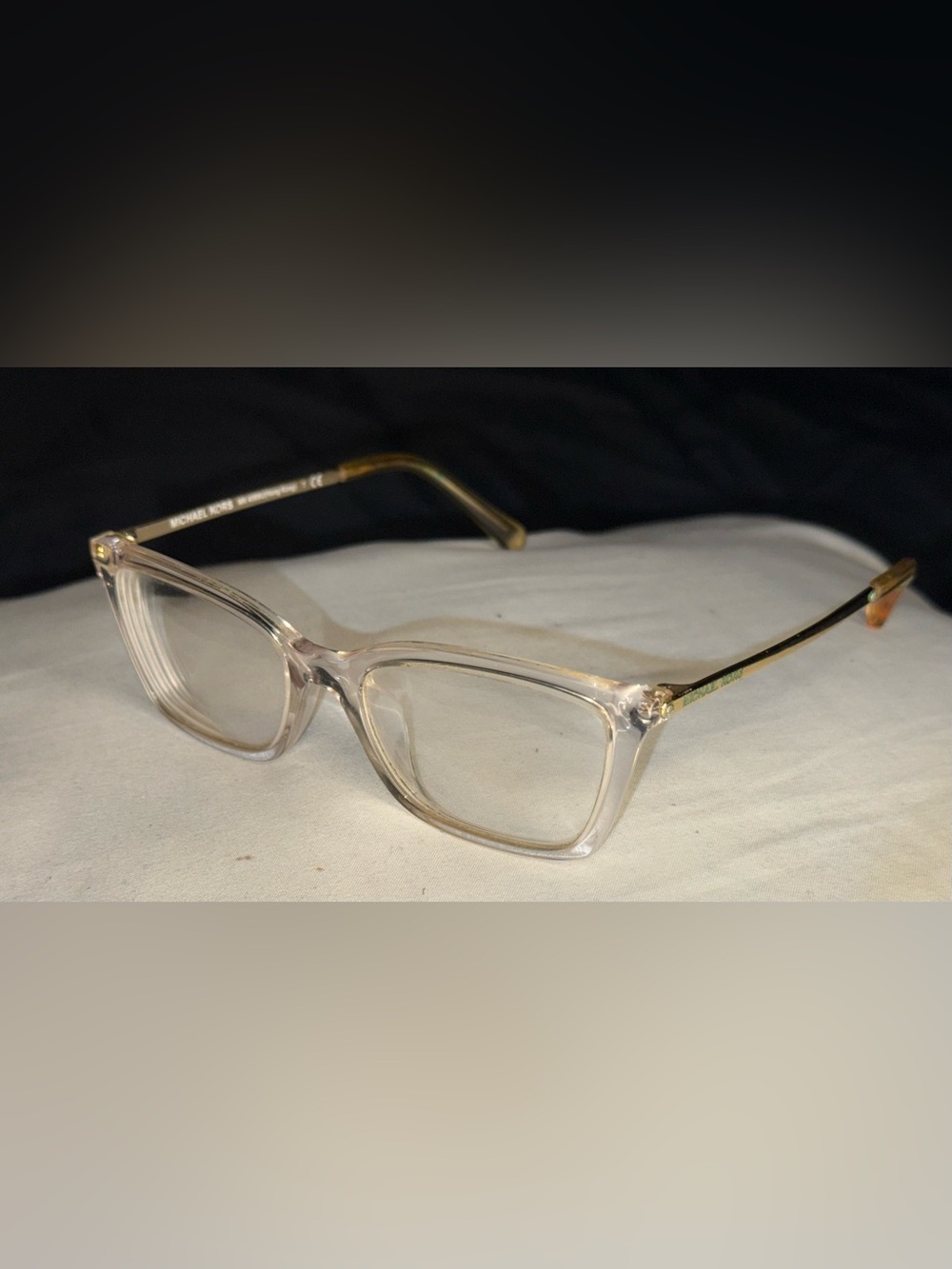 Michael Kors MK 4069U 3050 Eyeglasses Clear Gold Frames 52-17-140